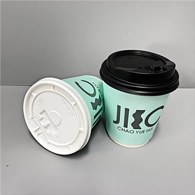 10 oz papirna šolja za kafu sa duplim zidom sa poklopcem Ø90